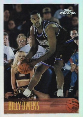 1996 Topps Chrome Billy Owens #145 Basketball Card