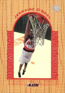 1996 UD3 Jermaine O'Neal #3 Basketball Card