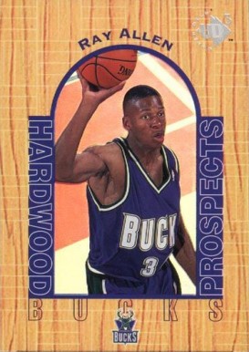 1996 UD3 Ray Allen #5 Basketball Card
