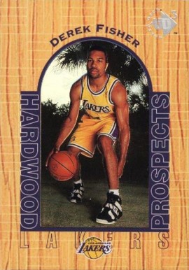 1996 UD3 Derek Fisher #16 Basketball Card