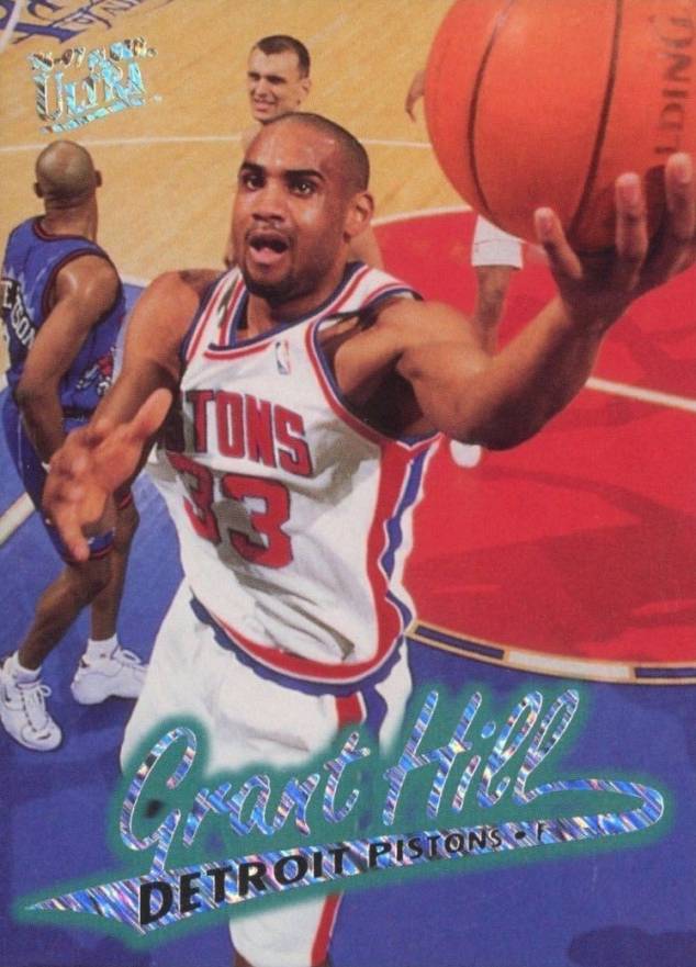 1996 Ultra Platinum Medallion Grant Hill #P33 Basketball Card