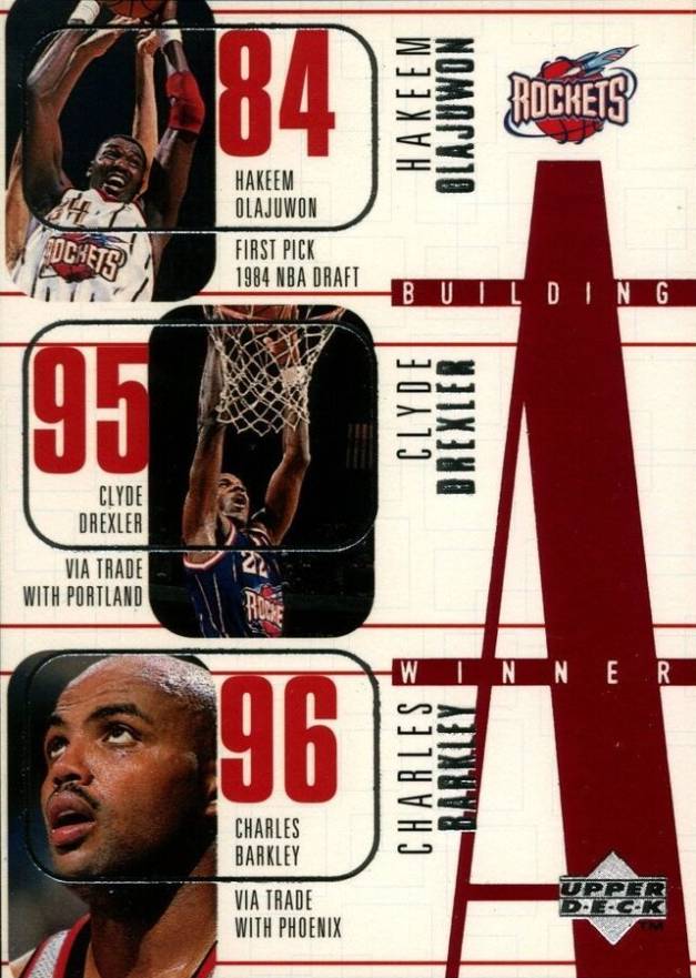 1996 Upper Deck Houston Rockets #145 Basketball Card