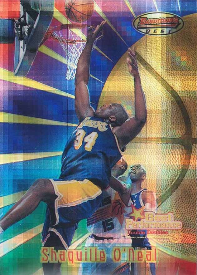 1997 Bowman's Best Shaquille O'Neal #95 Basketball Card