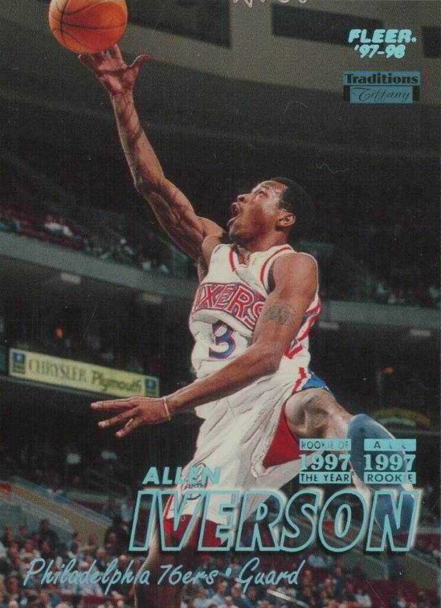 1997 Fleer Allen Iverson #3 Basketball Card