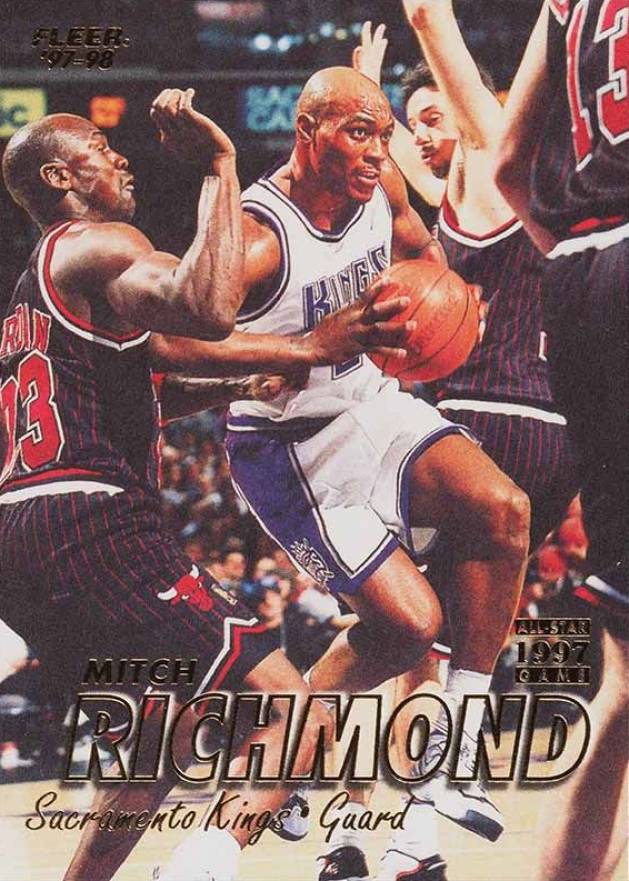 1997 Fleer Mitch Richmond #2 Basketball Card