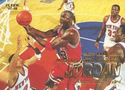 1997 Fleer Michael Jordan #23 Basketball Card