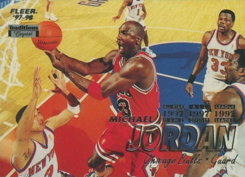 1997 Fleer Michael Jordan #23 Basketball Card