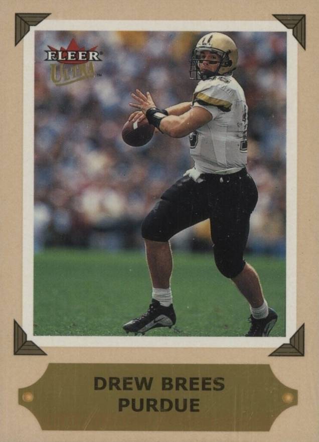 2001 Ultra College Greats Previews Drew Brees # Football Card