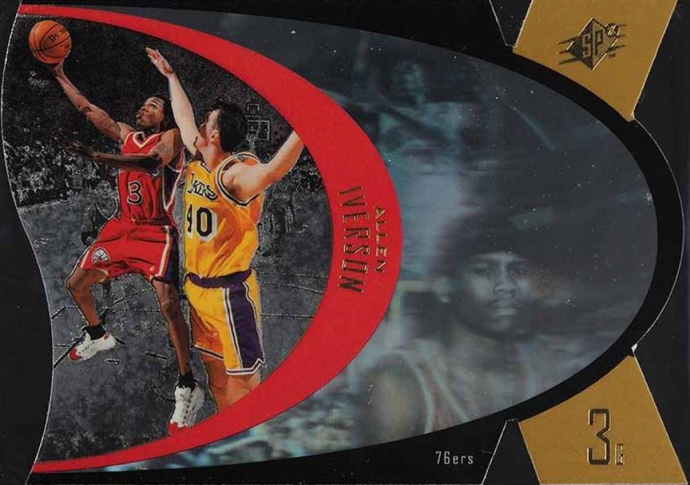 1997 SPx Die-Cut Allen Iverson #35 Basketball Card