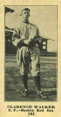 1916 Sporting News Clarence Walker #183 Baseball Card