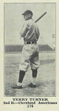 1916 Sporting News Terry Turner #176 Baseball Card