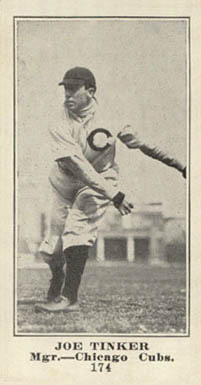 1916 Sporting News Joe Tinker #174 Baseball Card