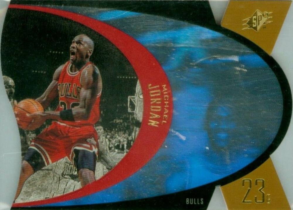 1997 SPx Die-Cut Michael Jordan #5 Basketball Card