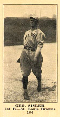 1916 Sporting News Geo. Sisler #164 Baseball Card