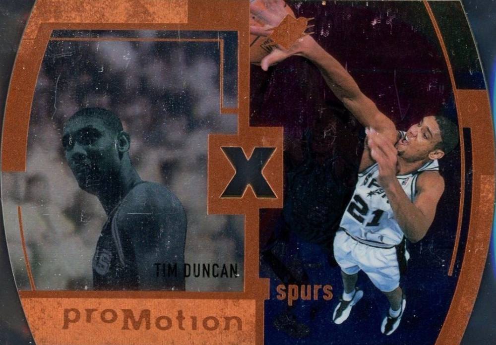 1997 SPx ProMotion Tim Duncan #PM3 Basketball Card
