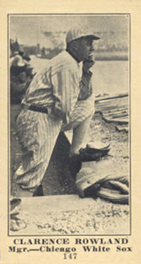 1916 Sporting News Clarence Rowland #147 Baseball Card