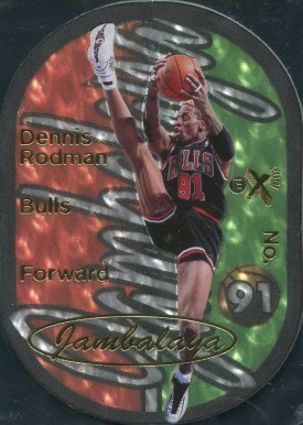 1997 Skybox E-X2001 Jambalaya Dennis Rodman #3 Basketball Card