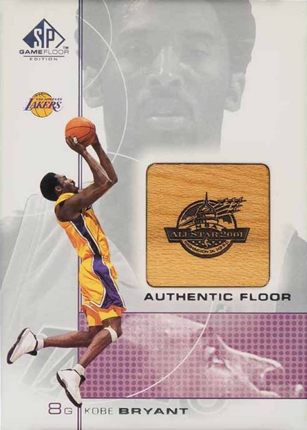 2000 SP Game Floor Authentic Floor Kobe Bryant #KB Basketball Card