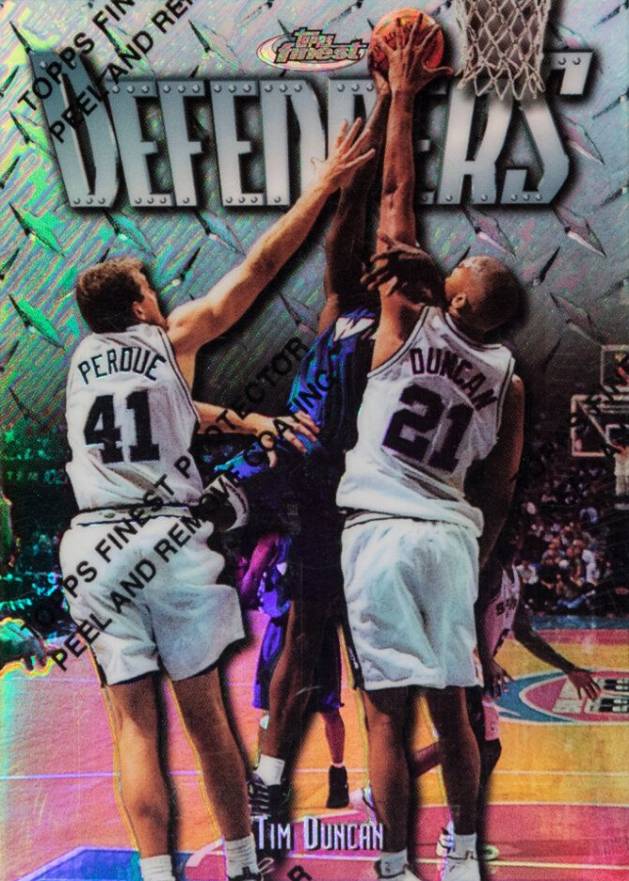 1997 Finest Tim Duncan #306 Basketball Card