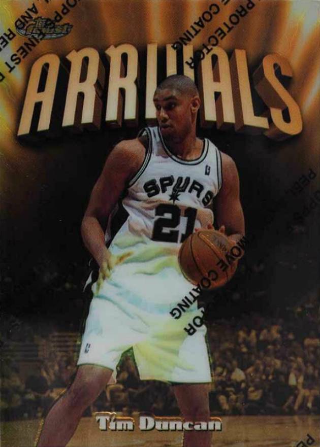 1997 Finest Tim Duncan #325 Basketball Card