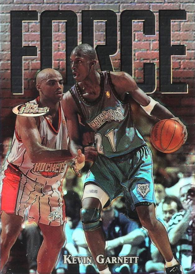 1997 Finest Kevin Garnett #136 Basketball Card
