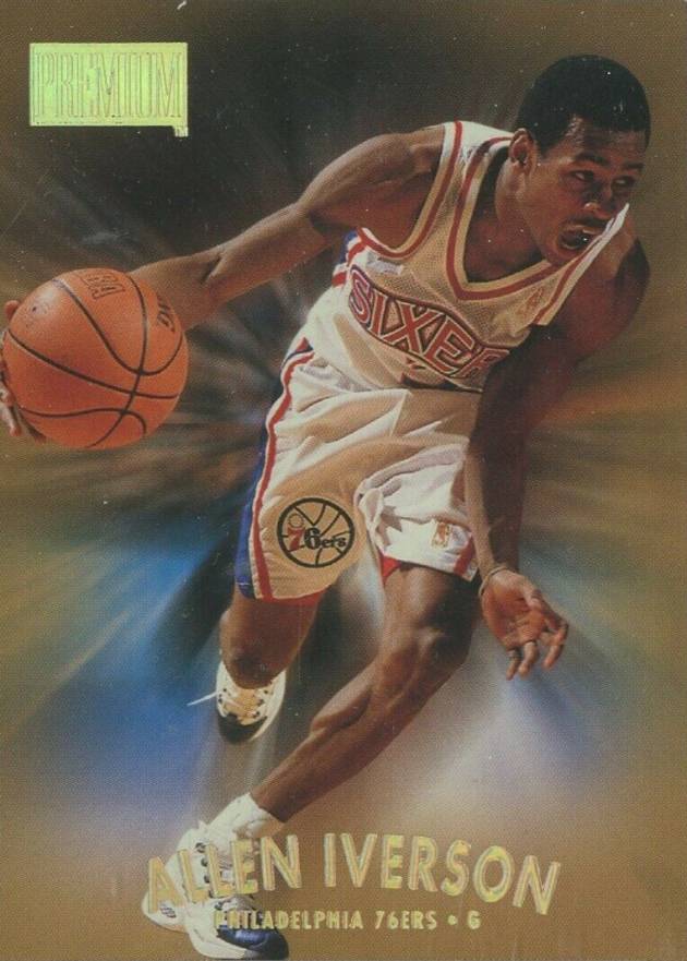 1997 Skybox Premium Allen Iverson #100 Basketball Card