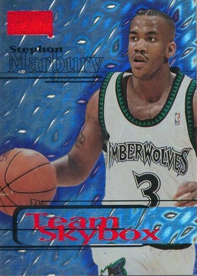 1997 Skybox Premium Stephon Marbury #238 Basketball Card