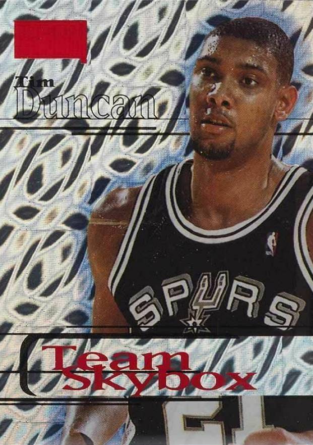 1997 Skybox Premium Tim Duncan #229 Basketball Card