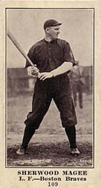 1916 Sporting News Sherwood Magee #109 Baseball Card