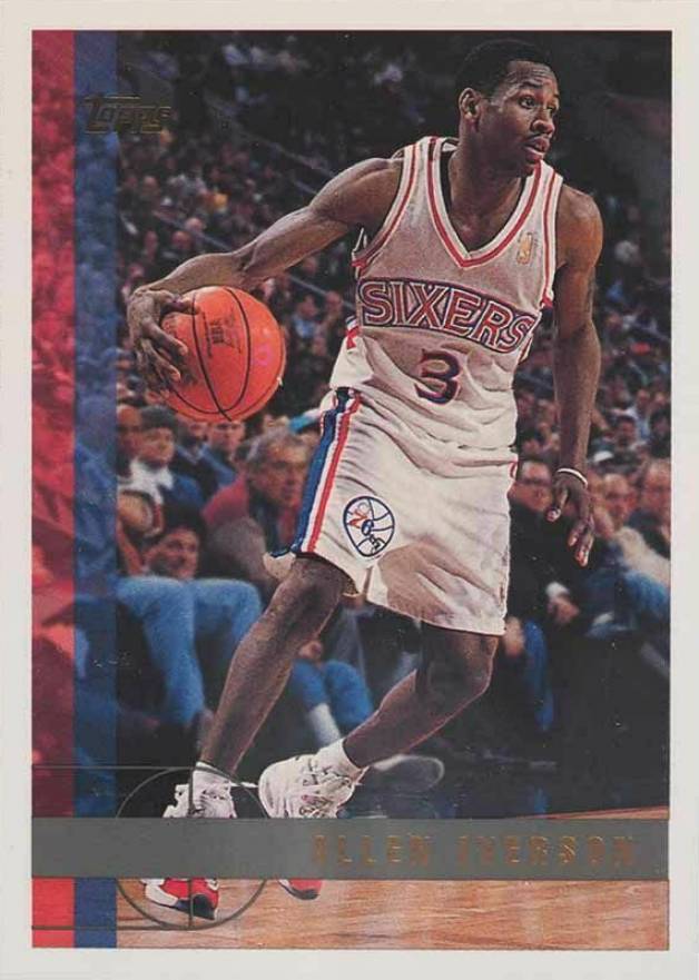 1997 Topps Allen Iverson #54 Basketball Card