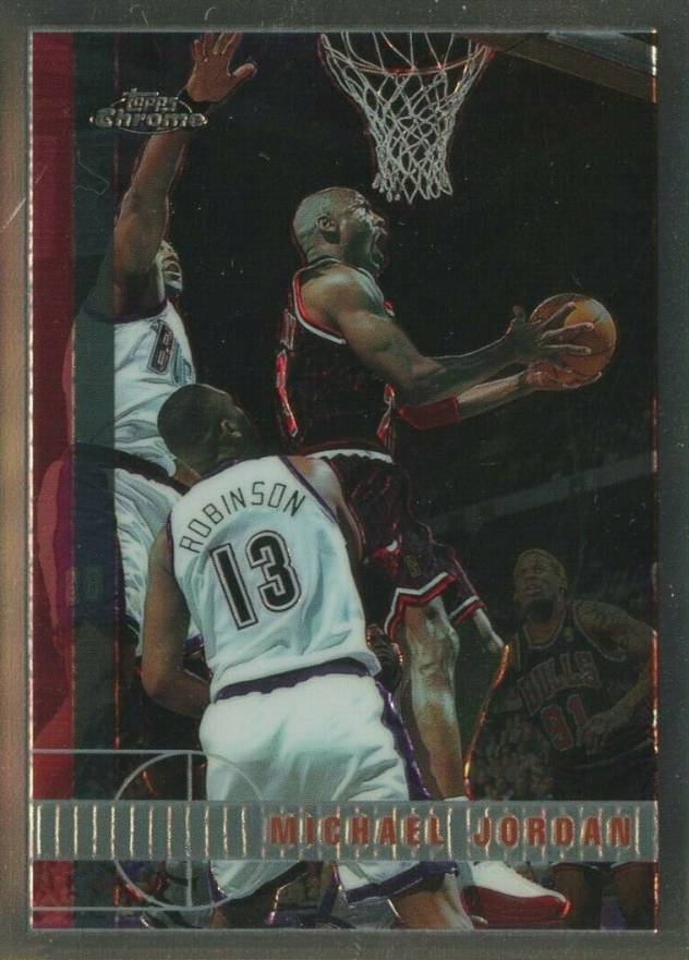 1997 Topps Chrome Michael Jordan #123 Basketball Card