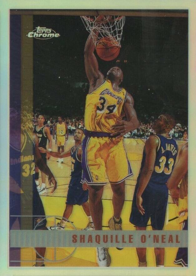 1997 Topps Chrome Shaquille O'Neal #109 Basketball Card