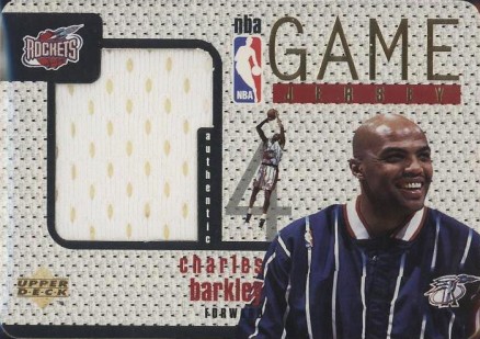 1997 Upper Deck Game Jerseys Charles Barkley #GJ1 Basketball Card