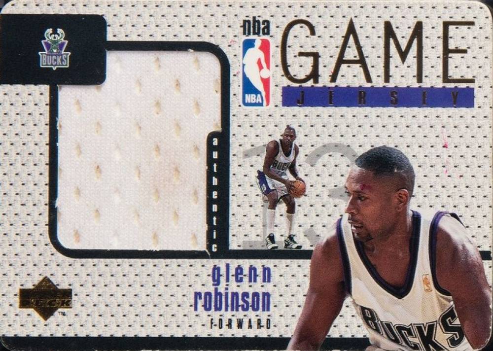 1997 Upper Deck Game Jerseys Glenn Robinson #GJ19 Basketball Card