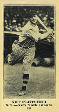 1916 Sporting News Art Fletcher #60 Baseball Card