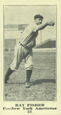 1916 Sporting News Ray Fisher #58 Baseball Card
