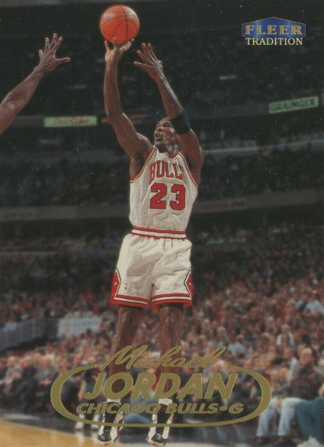 1998 Fleer Tradition Michael Jordan #23 Basketball Card