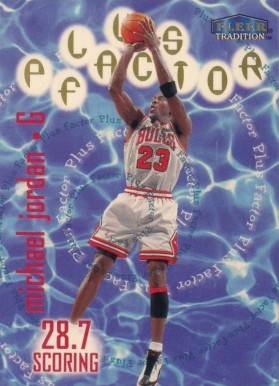 1998 Fleer Tradition Michael Jordan #142 Basketball Card