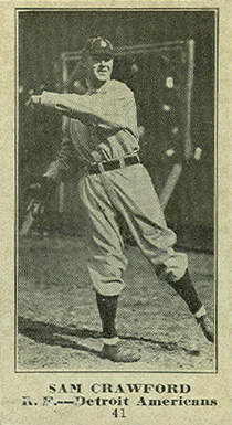 1916 Sporting News Sam Crawford #41 Baseball Card