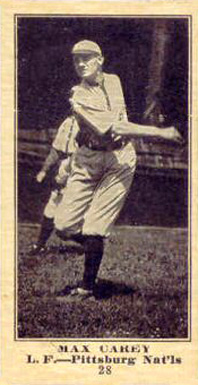 1916 Sporting News Max Carey #28 Baseball Card