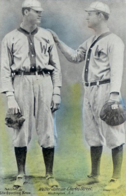 1914 Sporting News Postcards Walter Johnson-Charles Street Washington A L. #5 Baseball Card