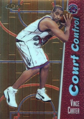 1998 Finest Court Control Vince Carter #CC14 Basketball Card