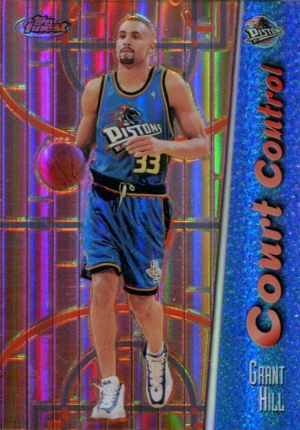 1998 Finest Court Control Grant Hill #CC7 Basketball Card