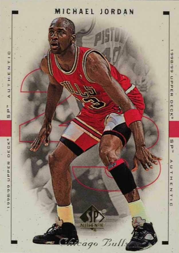 1998 SP Authentic Michael Jordan #3 Basketball Card