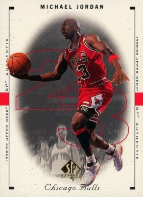 1998 SP Authentic Michael Jordan #5 Basketball Card