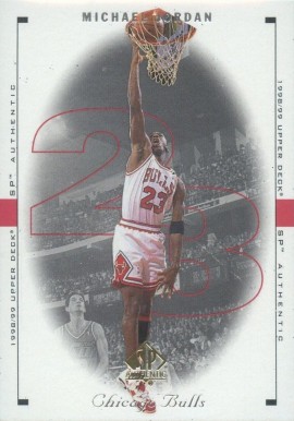 1998 SP Authentic Michael Jordan #6 Basketball Card