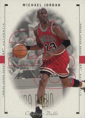 1998 SP Authentic Michael Jordan #7 Basketball Card