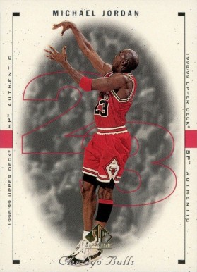 1998 SP Authentic Michael Jordan #9 Basketball Card