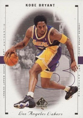 1998 SP Authentic Kobe Bryant #44 Basketball Card