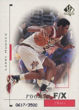 1998 SP Authentic Larry Hughes #98 Basketball Card